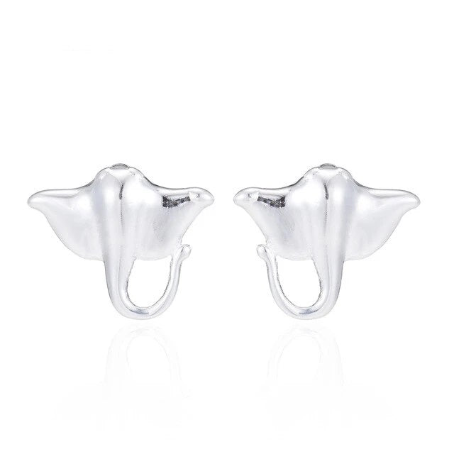 Manta Ray Earrings