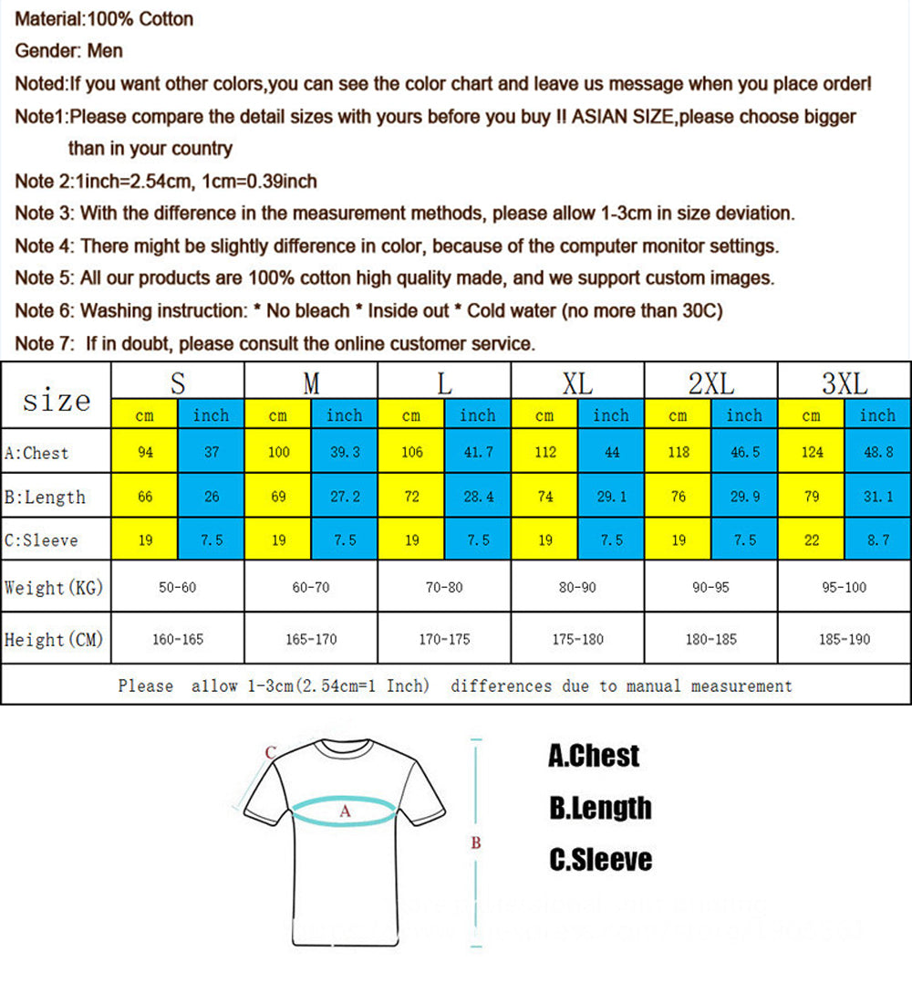 Scuba diving T-Shirt for Men | Stylish Manta Ray size chart